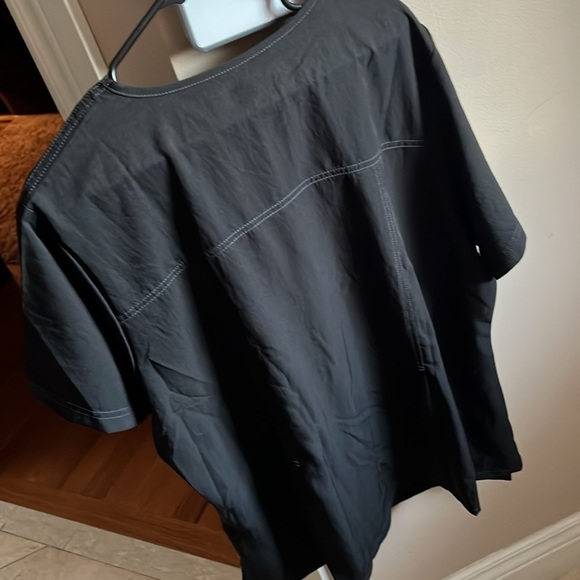 Wonder Wink black plus size stretchy Scrub Top Sz 2X - Picture 13 of 14
